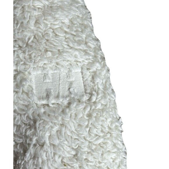 Helly Hansen Womens Deep Pile Fleece Jacket Full Zip Size Small Cream Ivory - Picture 4 of 9